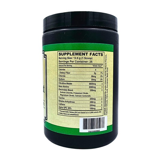 Advanced Pre-Workout - Orange Flavored - 11.02 Oz