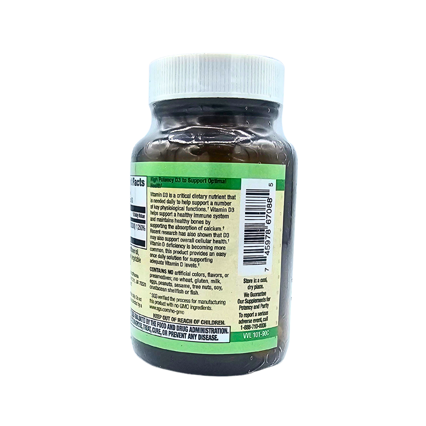 Vitamin D3 10,000IU - High-Potency Formula - 90 Softgels