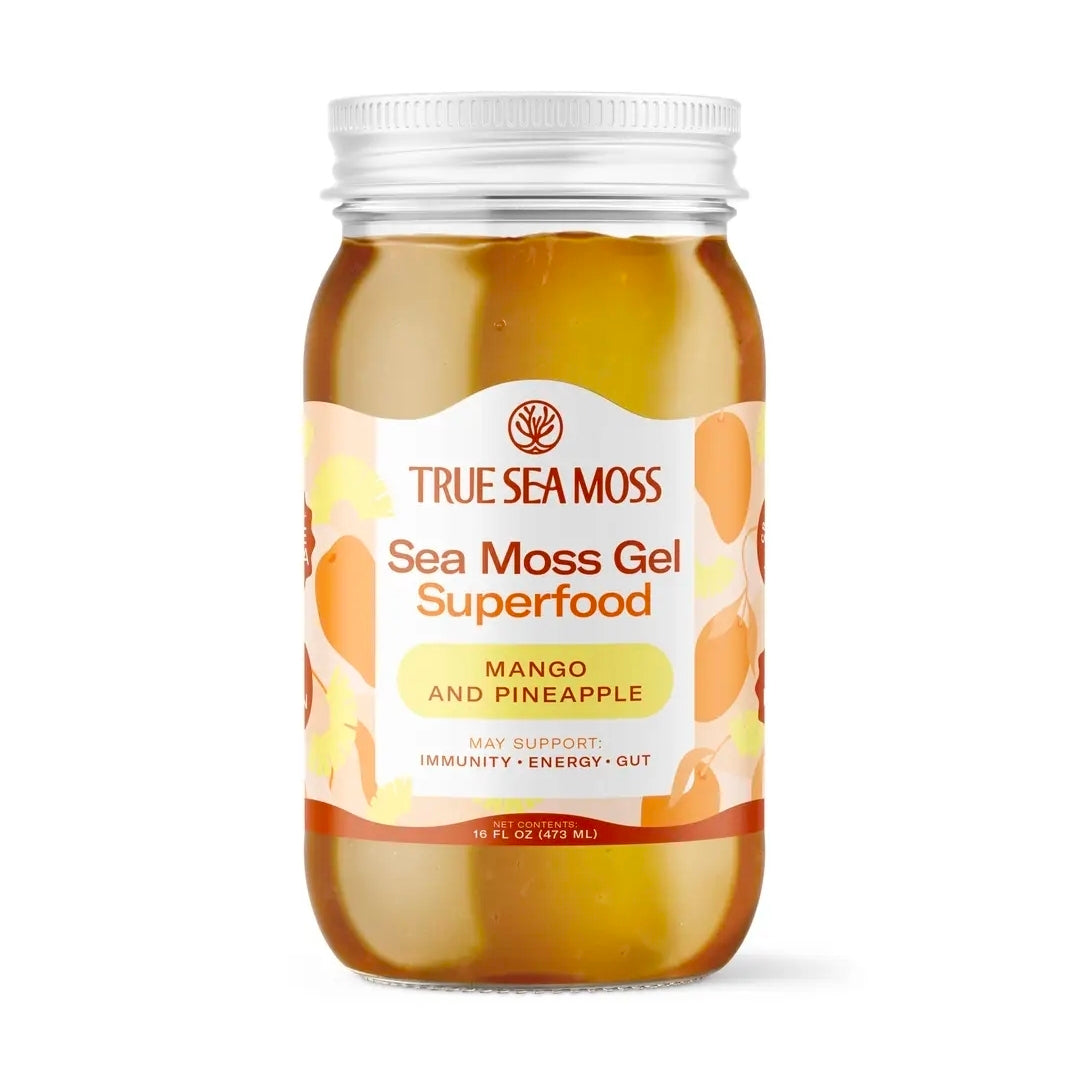 Sea Moss Gel Superfood - Mango & Pineapple - 16 Fl. Oz.