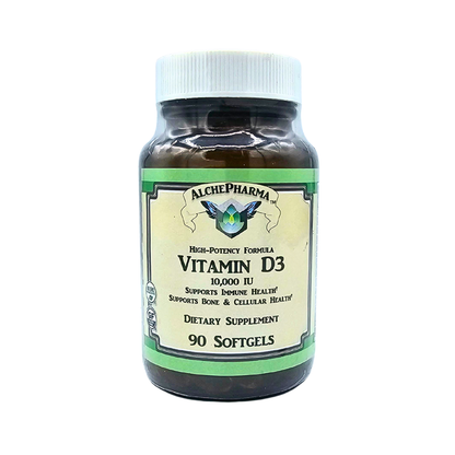 Vitamin D3 10,000IU - High-Potency Formula - 90 Softgels