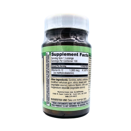 Methyl B-12 - 1,000 mcg, Berry Flavored - 100 Lozenges
