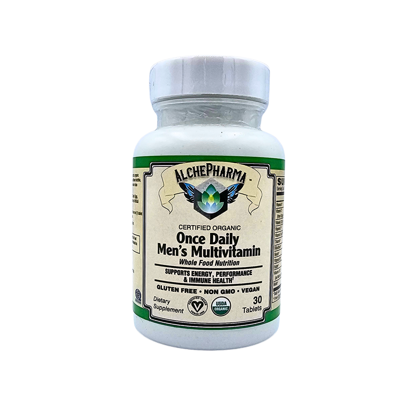 Men's Once Daily Multivitamin - Organic Tablets