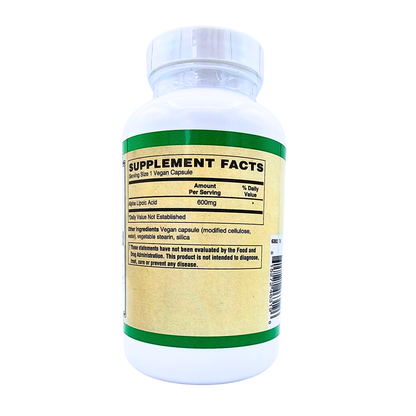 Alpha Lipoic Acid - 600 mg