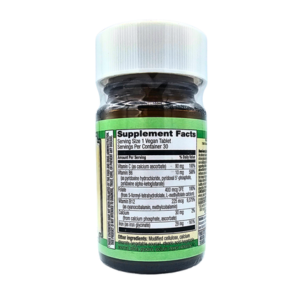 Advanced Iron Complex - with 5-MTH Folate & B Vitamins - Time Release Tablets