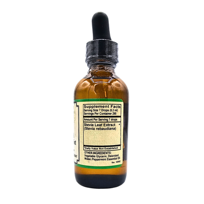 Stevia Leaf Extract, Peppermint - 2 Fl. Oz.