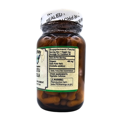 Gotu Kola 400 mg Veggie Caps