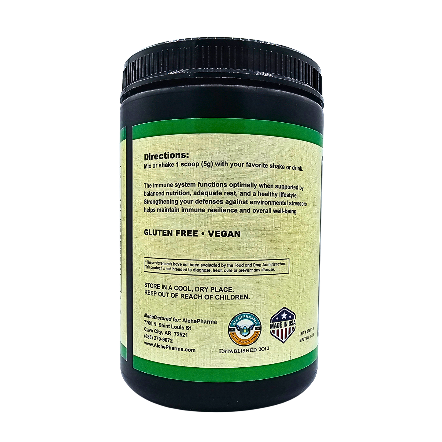 Immunity - Adaptogenic Nutrient Complex, Unflavored - 454 Grams