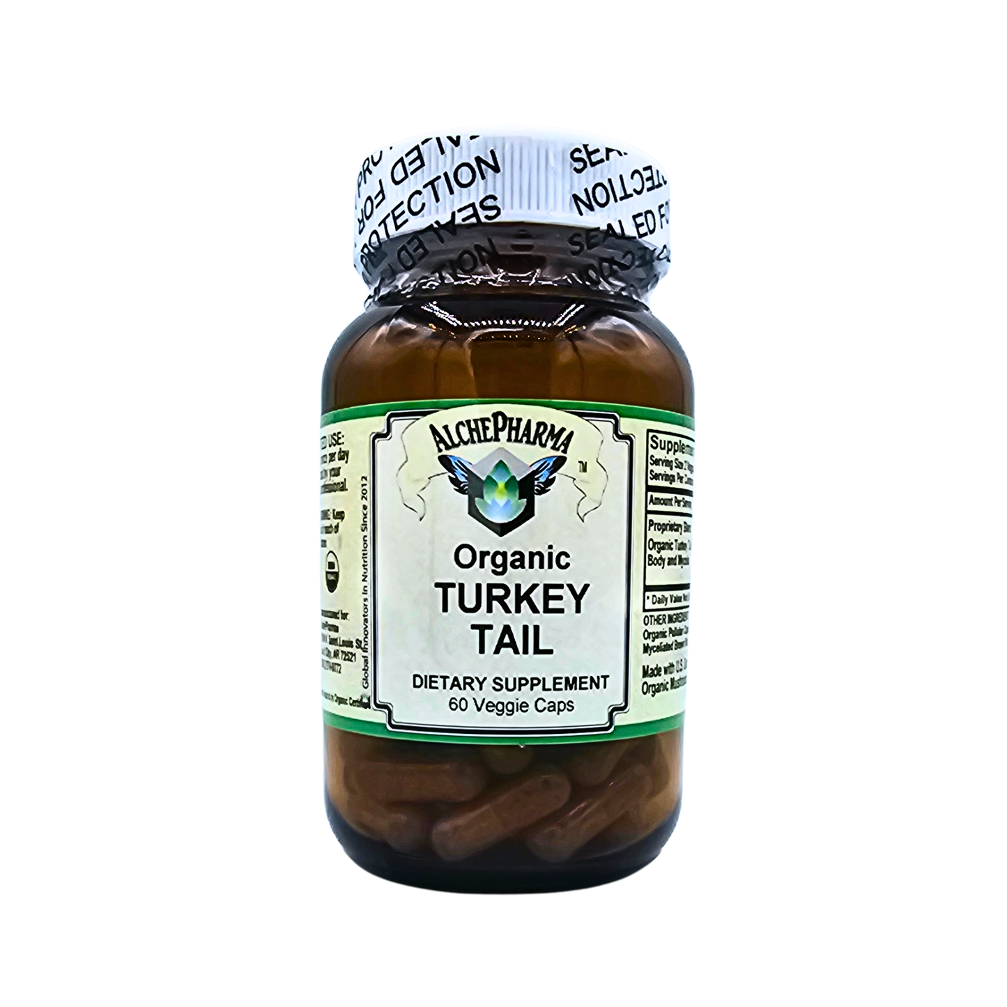 Turkey Tail - Organic 500 mg - 60 Capsules