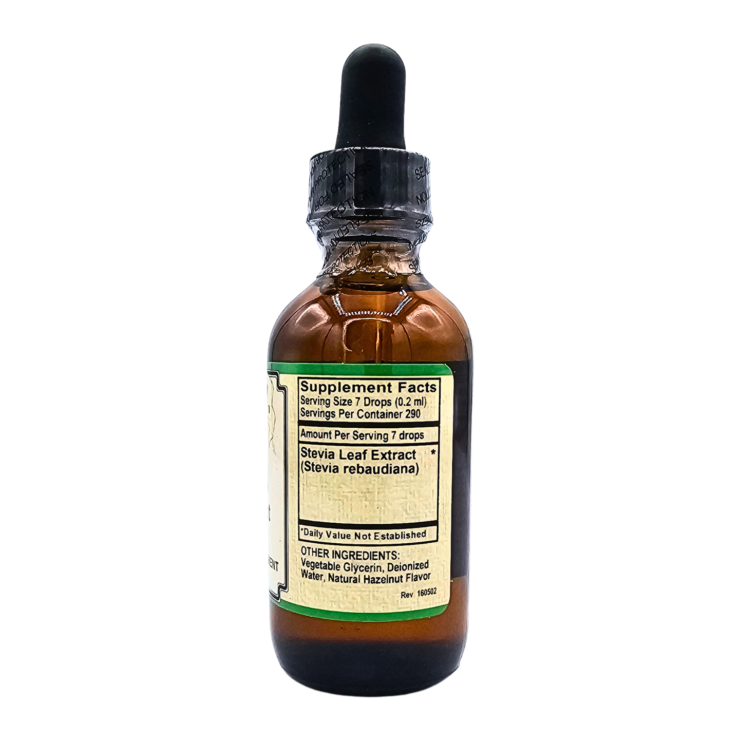 Stevia Leaf Extract, Hazelnut - 2 Fl. Oz.