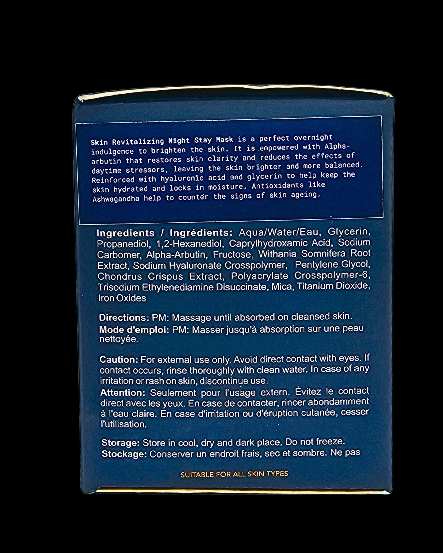 Skin Revitalizing Night Stay Mask - 1.76 Oz.