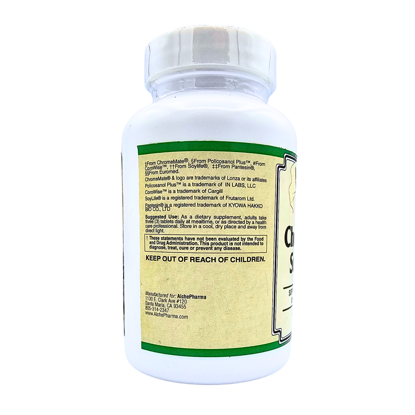 Cholesterol Support Tablets - AlchePharma