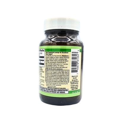 Melatonin 1 mg - Peppermint Flavored - 60 Lozenges