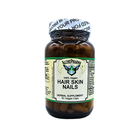 Hair Skin Nails - 100% Vegan Blend - 90 Capsules