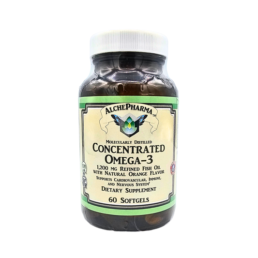 Concentrated Omega-3 - 1,200 mg Fish Oil Softgel