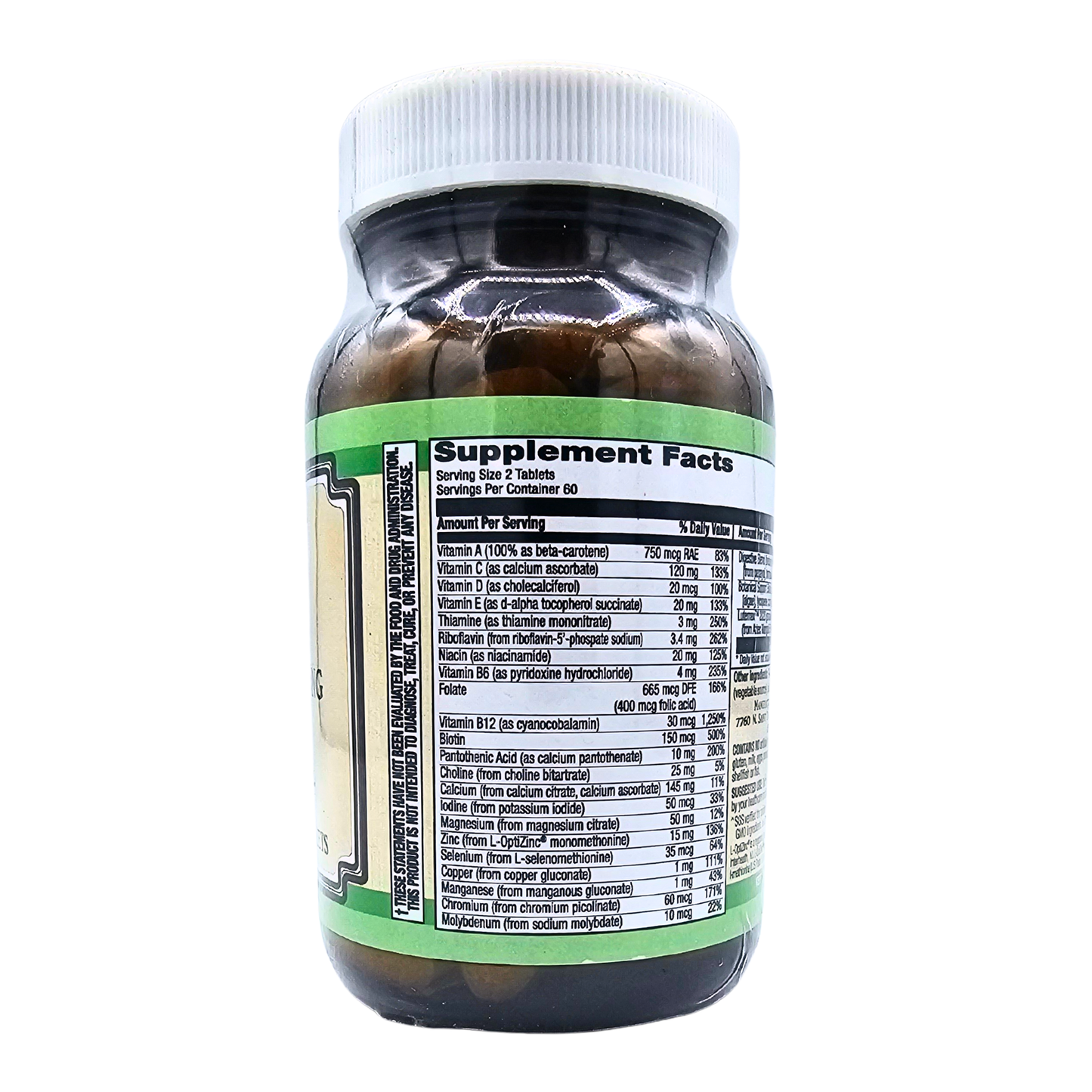 Healthy Aging Multi - Iron Free Tablets