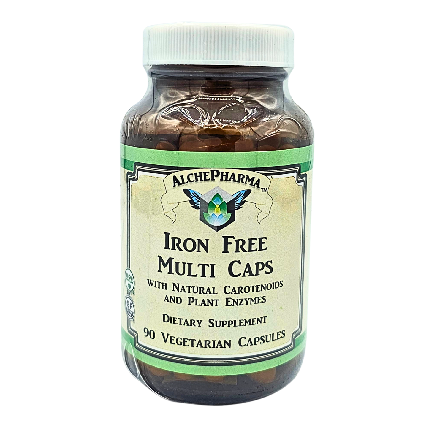 Iron Free Multi Caps - with Carotenoids and Plant Enzymes - 90 Capsules