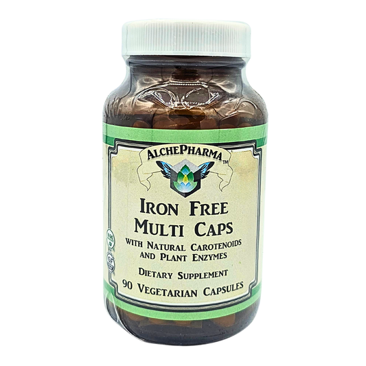 Iron Free Multi Caps - with Carotenoids and Plant Enzymes - 90 Capsules