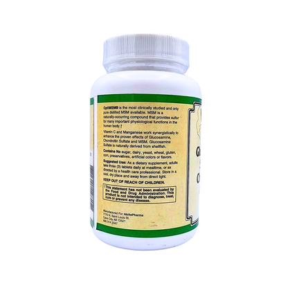 Glucosamine Sulfate, Chondroitin, & MSM Tablets