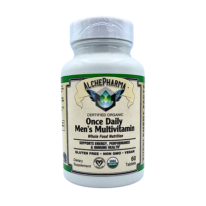 Men's Once Daily Multivitamin - Organic Tablets