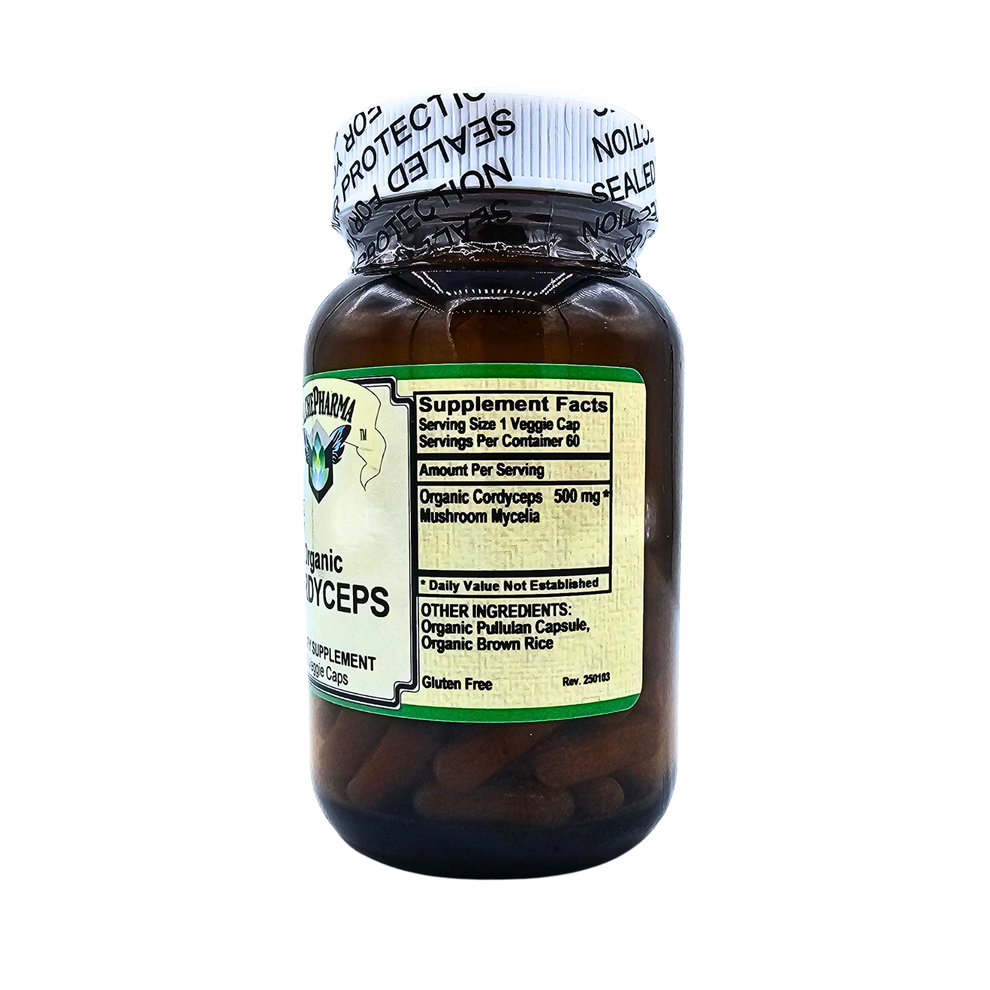 Cordyceps - Organic - 60 Capsules