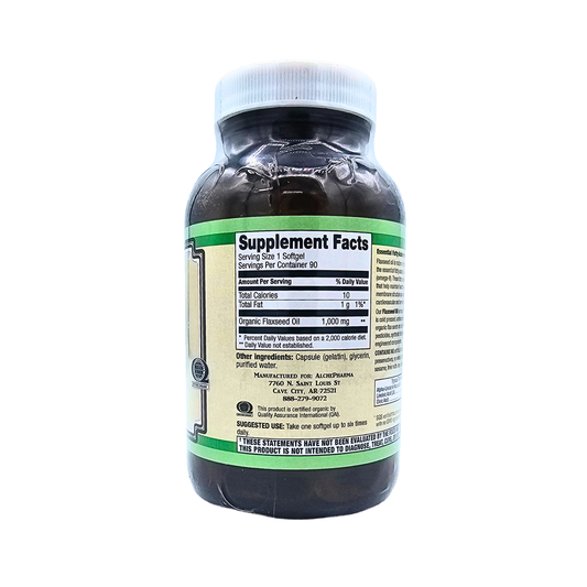 Flax Seed Oil 1,000 mg Softgels
