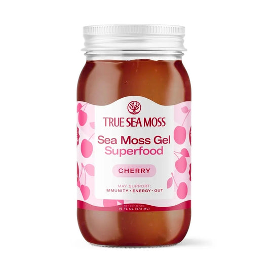 Sea Moss Gel Superfood - Cherry - 16 Fl. Oz.