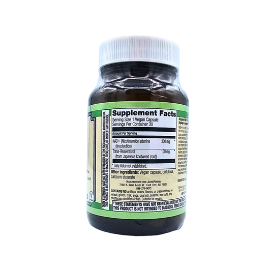NAD+ 300 mg Veg Capsules