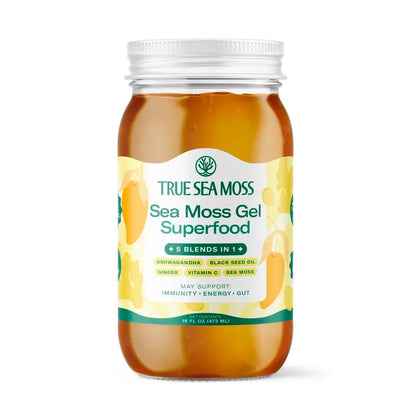 Sea Moss Gel Superfood - 5 In 1 blend - 16 Fl. Oz.