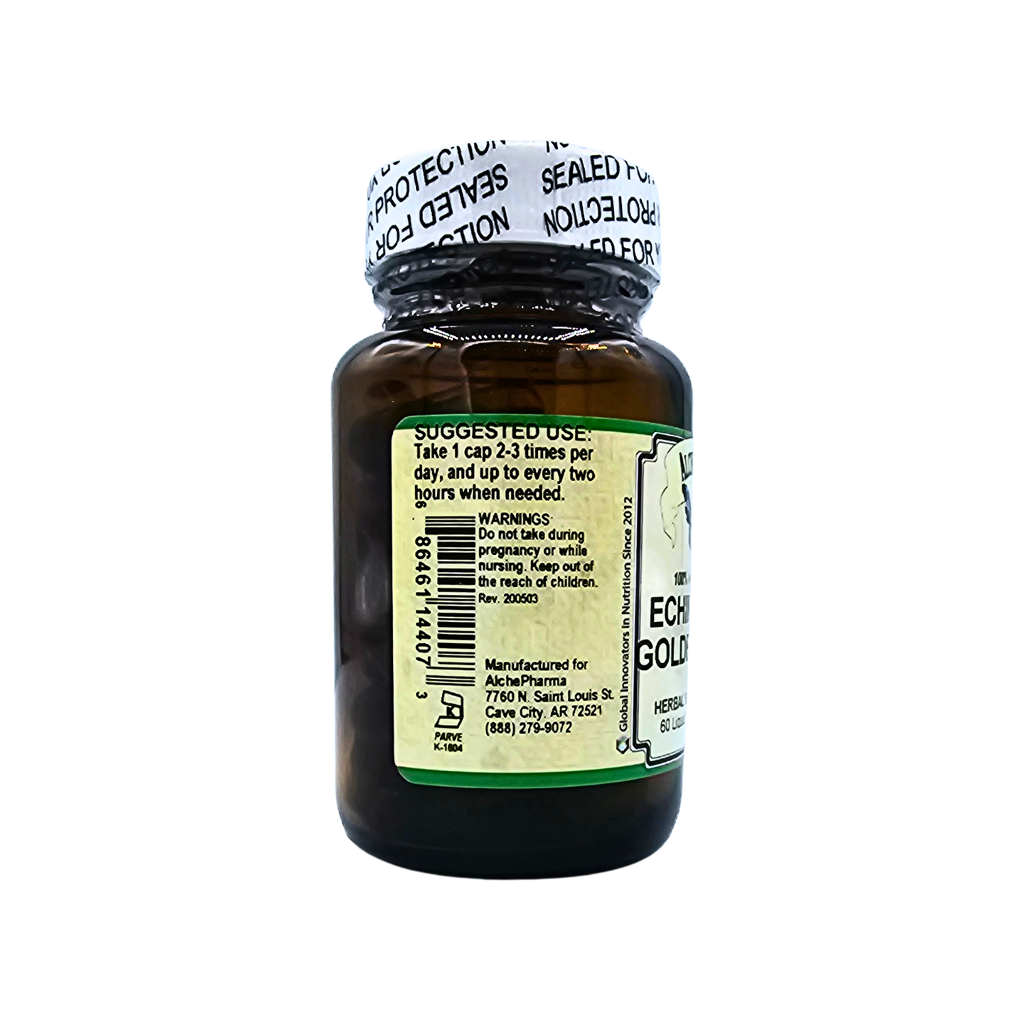 Echinacea Goldenseal - 60  Liquid Filled Veggie Caps