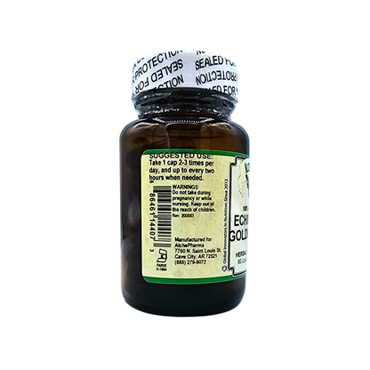 Echinacea Goldenseal - 60  Liquid Filled Veggie Caps