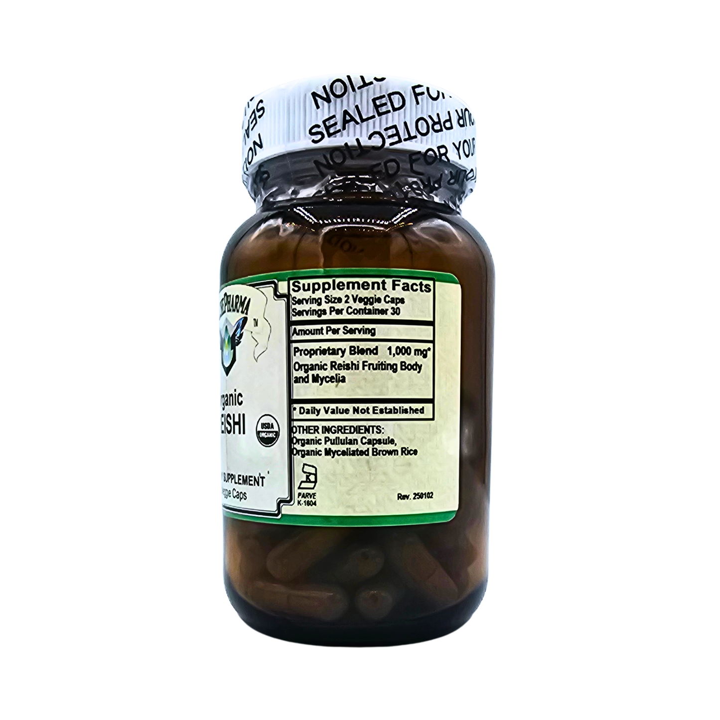 Reishi Mushroom - 500 Mg Veggie Caps