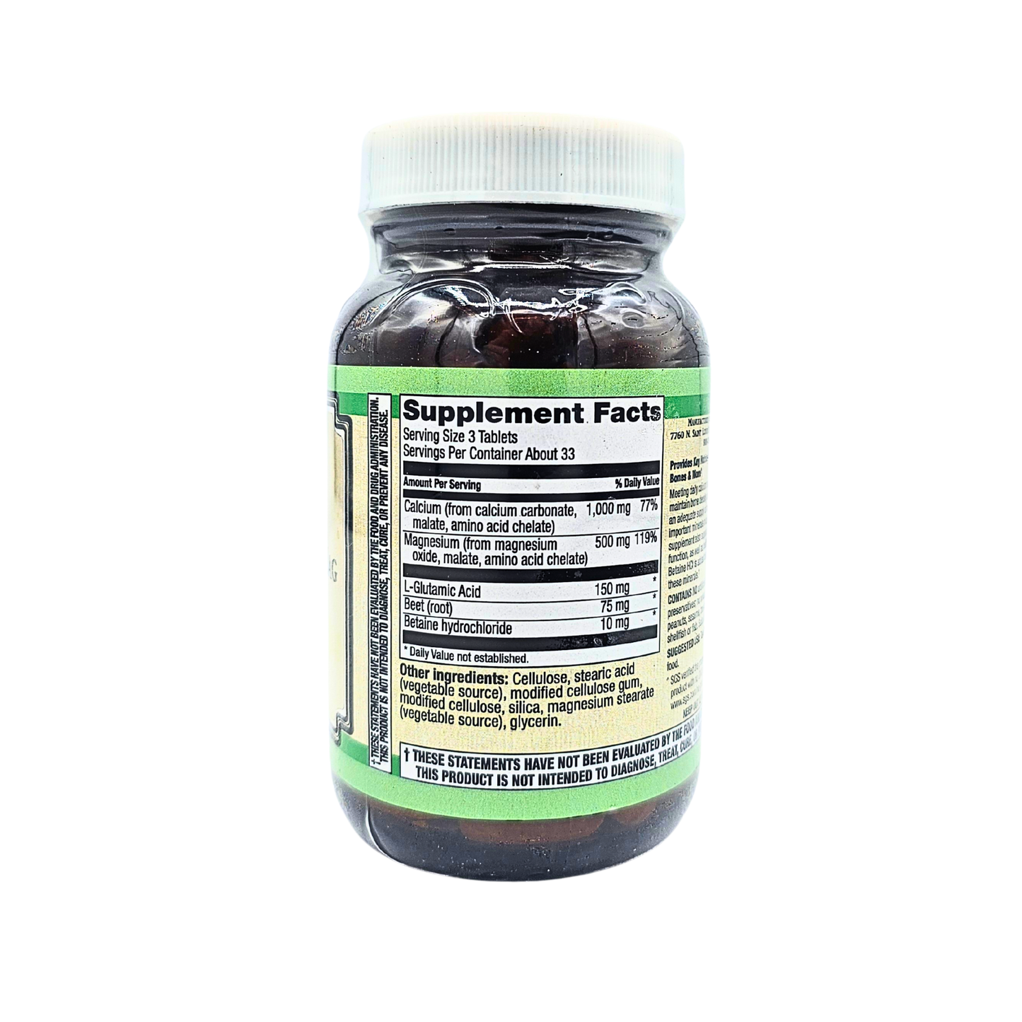 Chelated Cal-Mag - Plus Betaine HCl