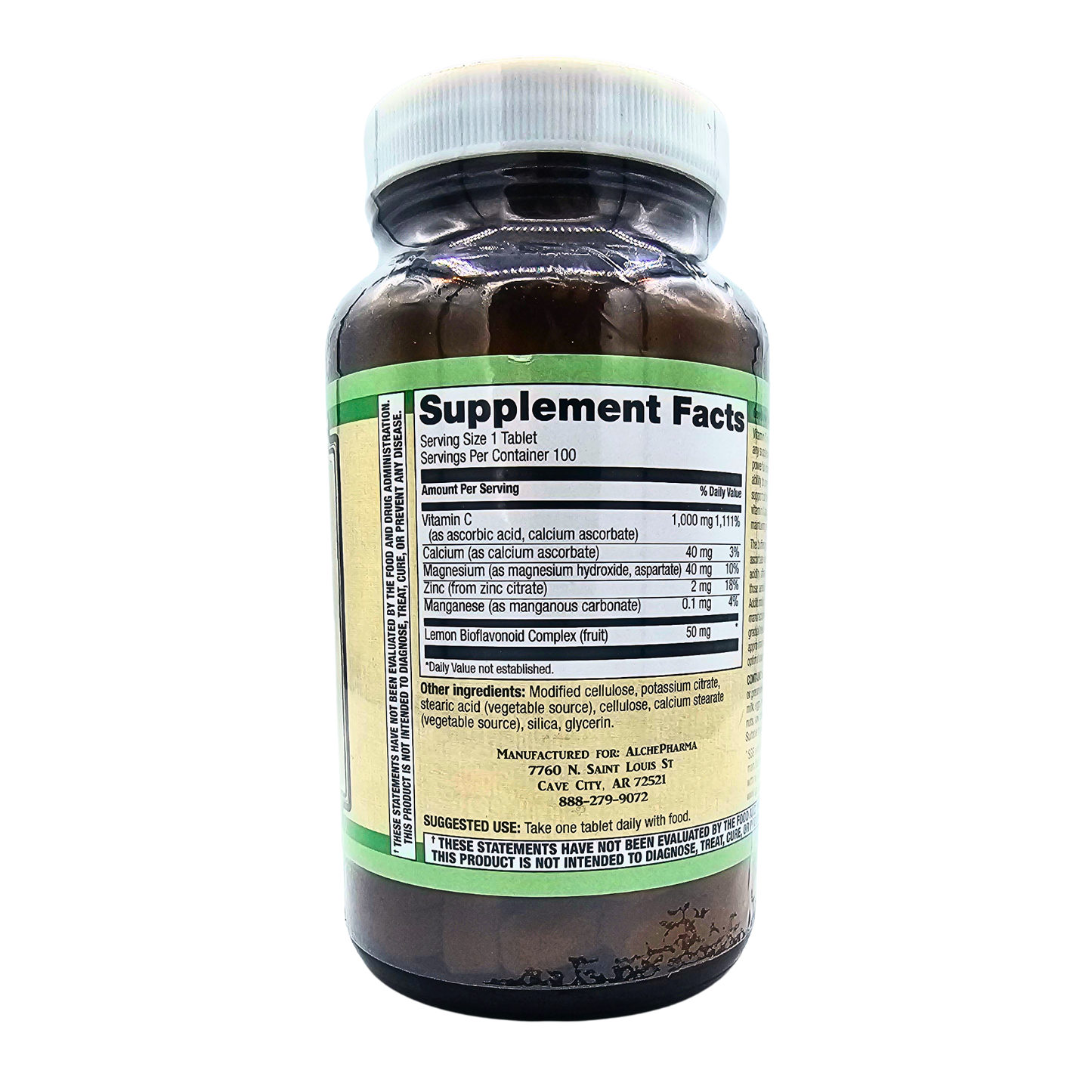 Buffered C 1,000 mg - 100 Prolonged Release Tablets