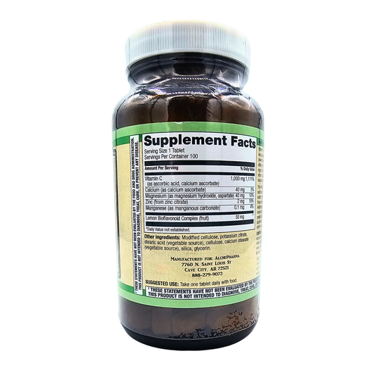 Buffered C 1,000 mg - 100 Prolonged Release Tablets