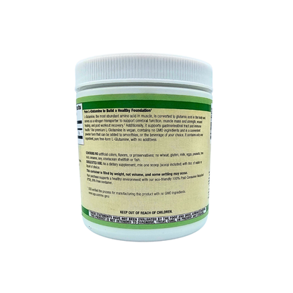 L-Glutamine Powder - Pure, Free-Form - 10.6 Oz.