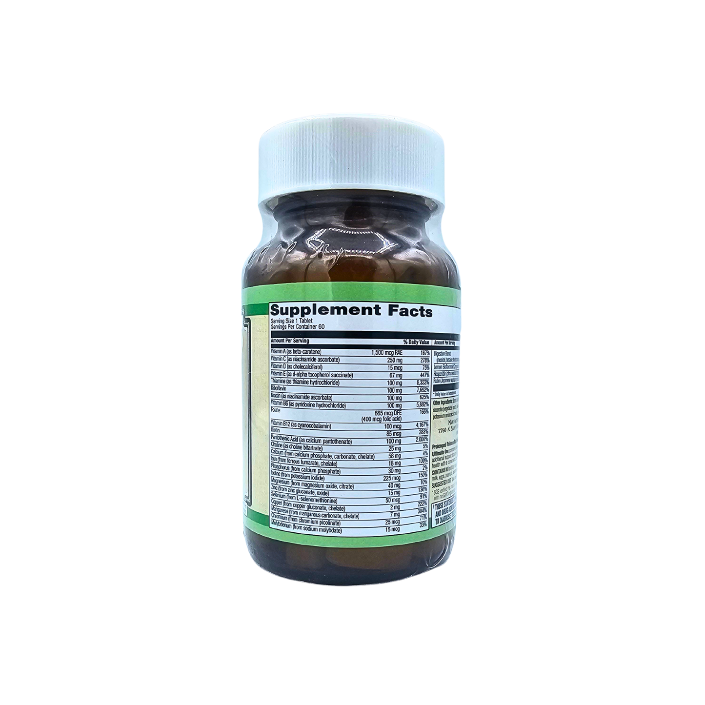 Ultimate One - Prolonged Release, High Potency Vitamins and Chelated Minerals
