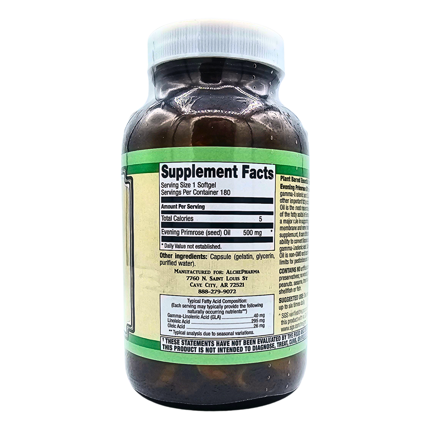 Evening Primrose Oil 500 mg Softgels