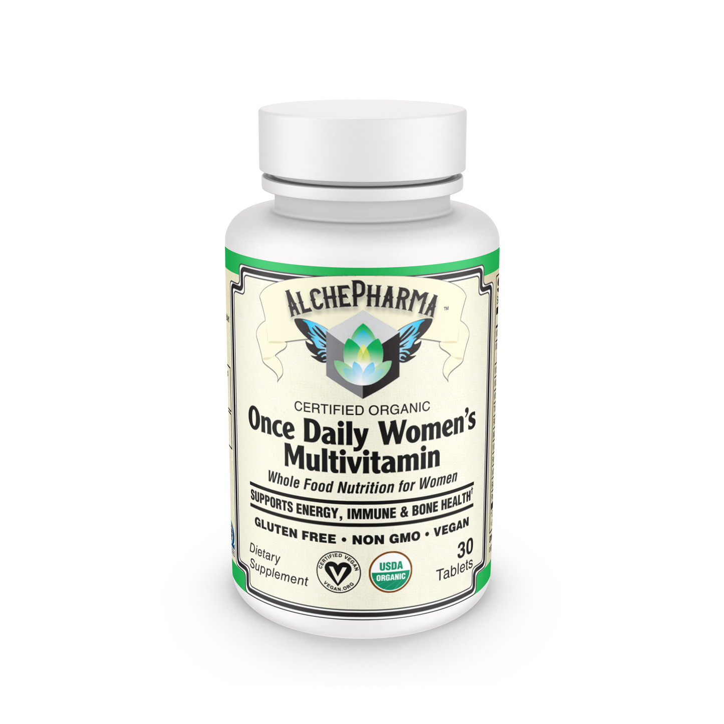 Once Daily Women's Multivitamin - Certified Organic Whole Food Nutrition for Women