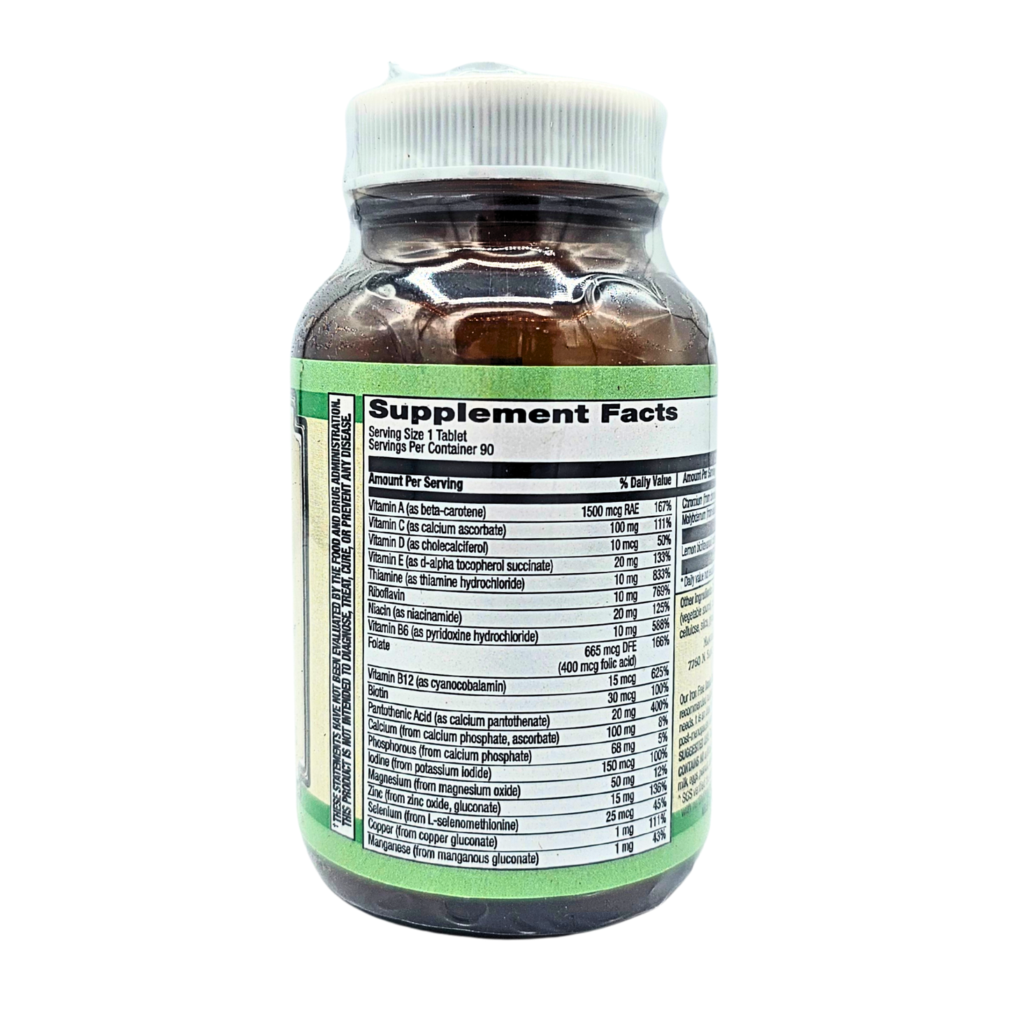 Iron Free Basic Multi® Tablets