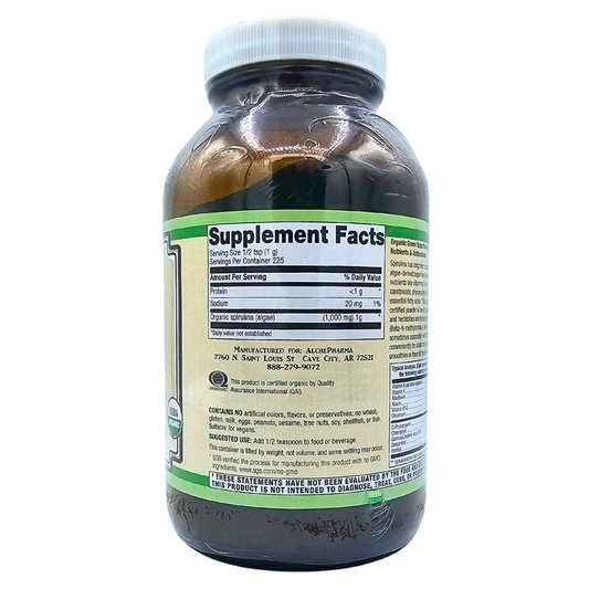 Spirulina Powder - Organic - 7.9 Oz.
