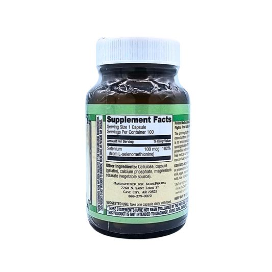 Selenium 100 mcg  - Yeast Free