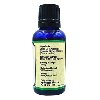 Neroli - 7.5% Essential Oil in Jojoba Oil - 1 Fl. Oz.