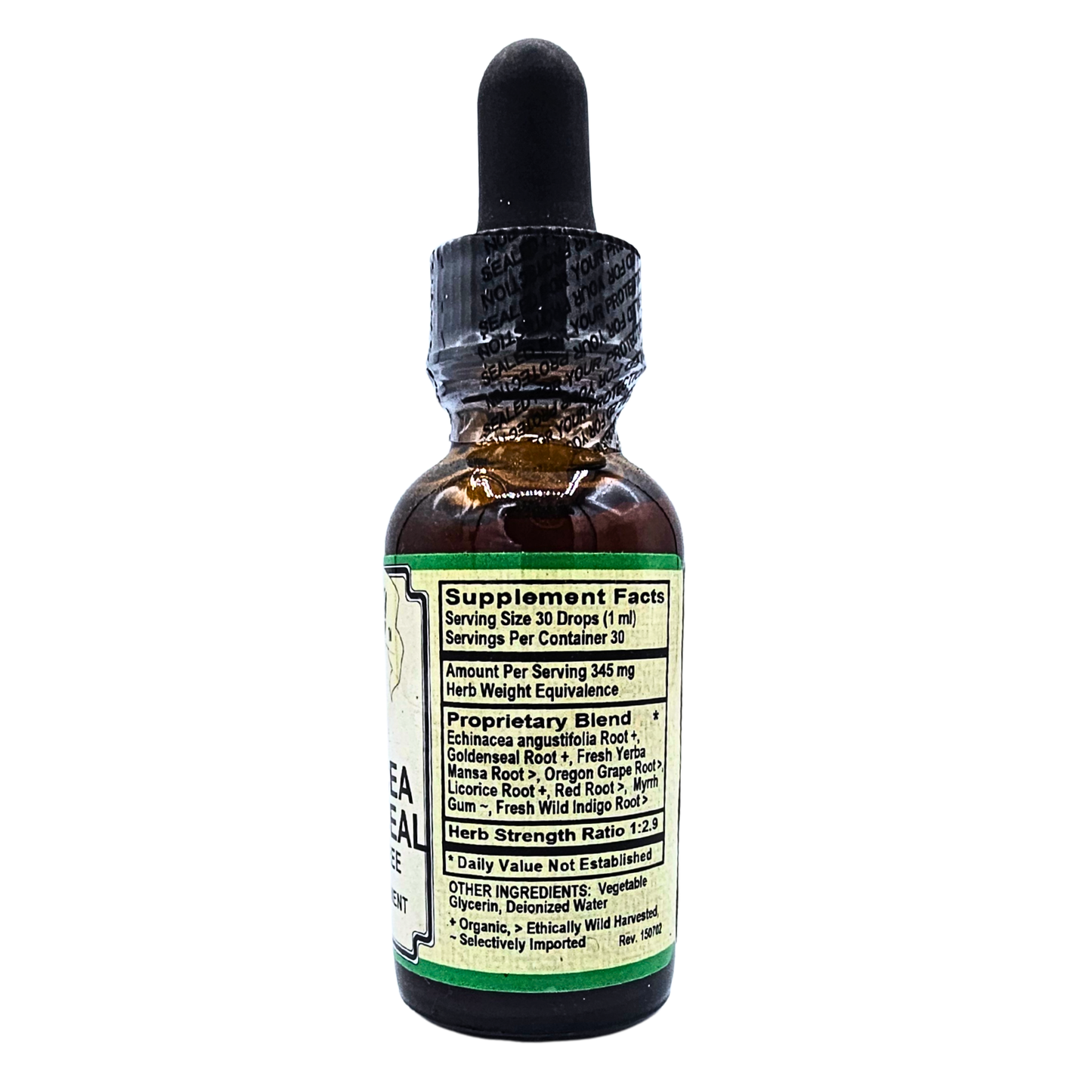 Echinacea Goldenseal - Alcohol-Free Herbal Blend Tincture