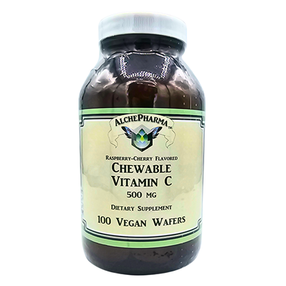 Chewable Vitamin C 500mg - Raspberry Flavored Tablets