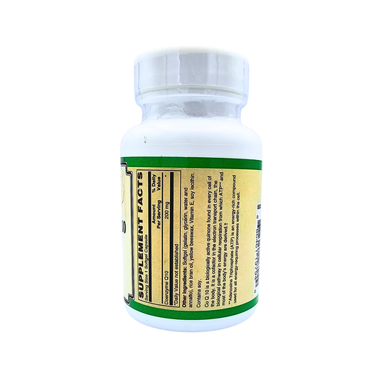 CoEnzyme Q10  200 mg Softgels