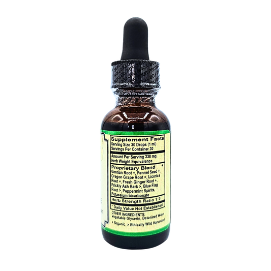 Digest-Ease - Herbal Blend Tincture, Alcohol Free - 1 Fl. Oz.