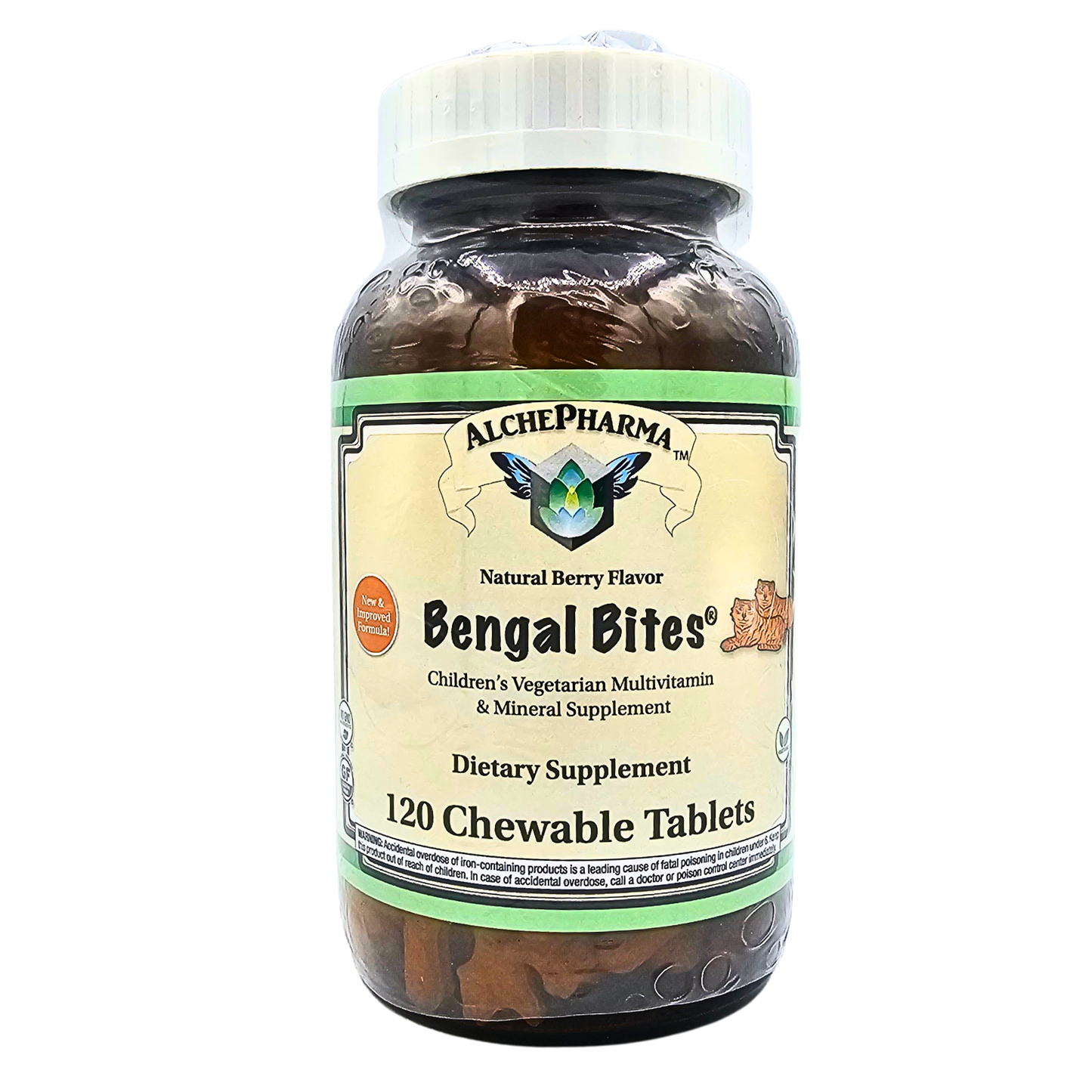 Bengal Bites - Children's Multivitamin & Mineral, Berry Flavored - 60 Chewable Tablets
