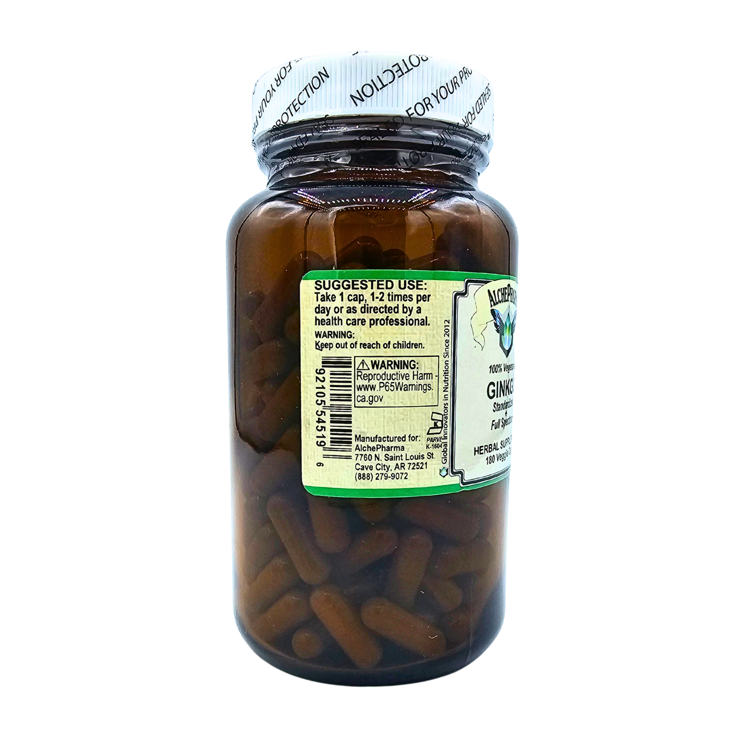 Ginkgo Biloba - Standardized + Full Spectrum Capsules