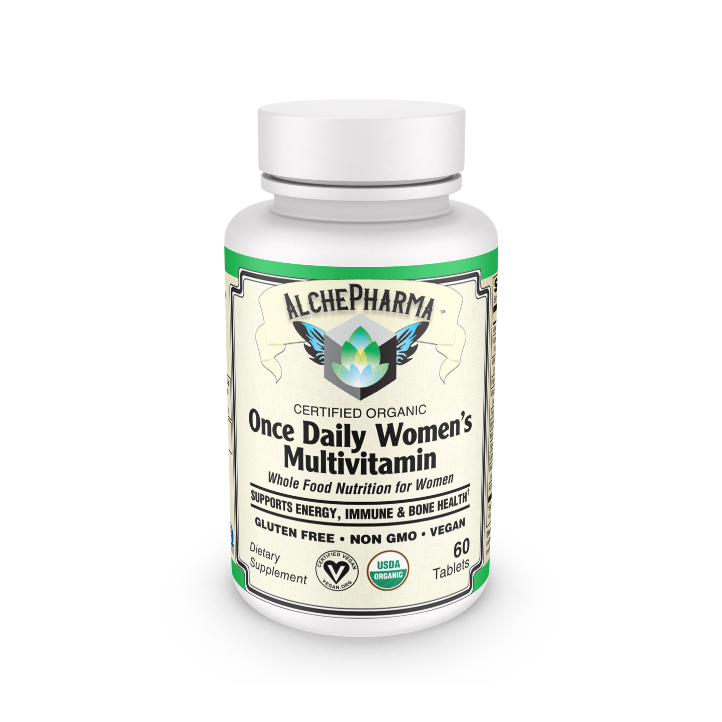 Once Daily Women's Multivitamin - Certified Organic Whole Food Nutrition for Women