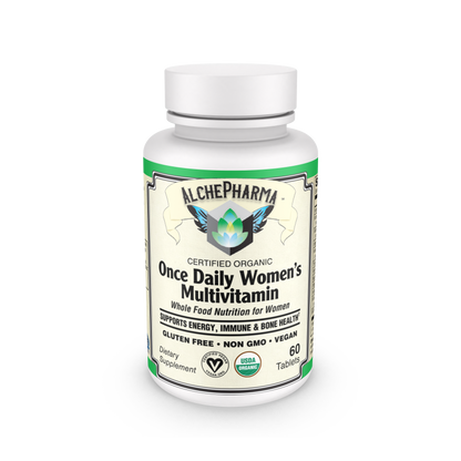 Once Daily Women's Multivitamin - Certified Organic Whole Food Nutrition for Women